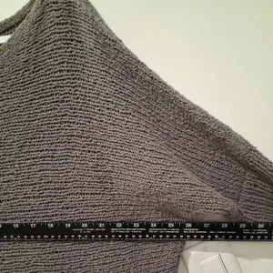 Eileen Fisher Knit Sweater Gray Pullover Chunky 100% Organic Cotton women size S thumbnail 4