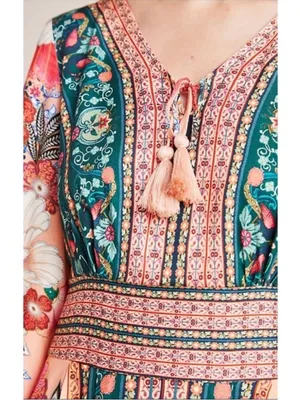 FARM RIO ANTHROPOLOGIE Topanga Mini Dress, S thumbnail 6
