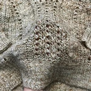 Matilda Jane Good Hart Wool‎ Blend Crochet Open Knit Sweater Women’s Size M Boho thumbnail 3