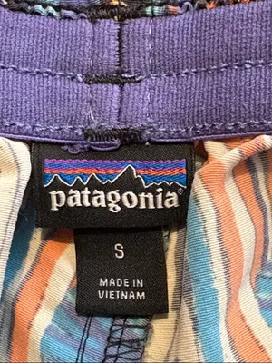 Patagonia Small Women's 5" Baggies Shorts Joy Pitch Blue thumbnail 3
