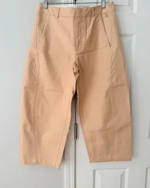 Anthropologie Maeve Curved Cropped Chino Pants, Size 6 thumbnail 5