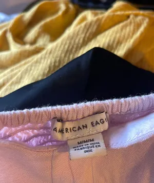 American Eagle Linen Crop Top thumbnail 4