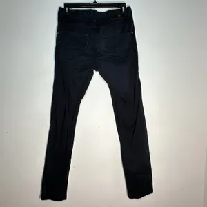 Zara Mens Skinny Fit‎ Black Pants 5-Pocket Denim Style Trousers Size 30 thumbnail 2