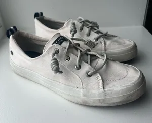 Sperry White Canvas Slip-on Casual Shoes thumbnail 1