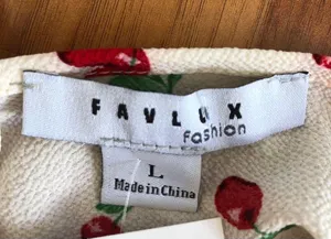Favlux Cherry Print Babydoll Top NWOT thumbnail 8