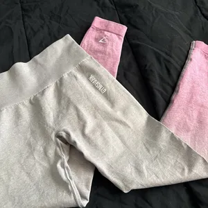 Gymshark Pink Seamless High-Waisted Leggings Size Small thumbnail 1