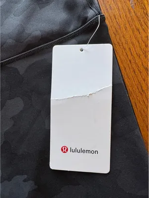 Lululemon Wunder Train High Rise 25” Heritage Camo Deep Coal Black Size 4 NWT thumbnail 5