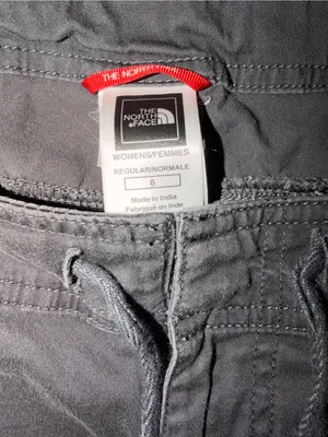 The North Face Women’s Gray Convertible Hiking Pants Drawstring Size 6 thumbnail 5