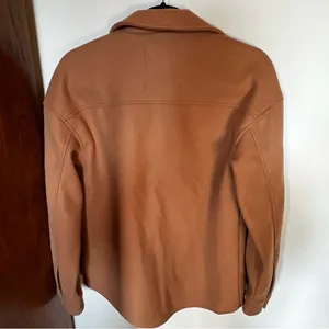 Avec les filles boyfriend shacket cognac size XS thumbnail 5