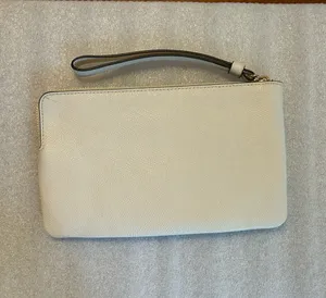 Coach Large Corner Zip Wristlet Chalk White 3888 thumbnail 2