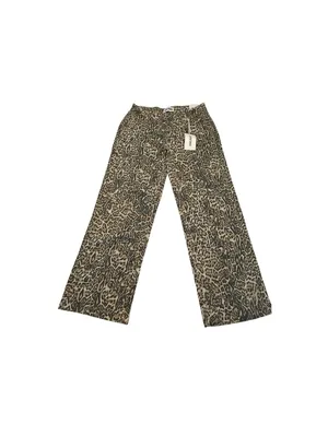 Disclosure Leopard Print Baggy Jeans Women Size 9/29 Wide Leg Y2K NWT Women’s thumbnail 2