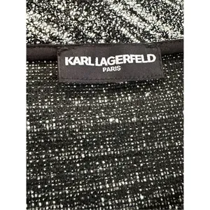 Karl Lagerfeld Paris Button Up Gray Heathered blazer‎ jacket size 1X thumbnail 3
