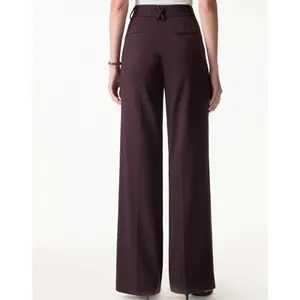 OGL Stretchy Flowy High Rise Wide Leg The Success Pants Midnight Navy Size XS thumbnail 2