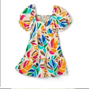 TABITHA BROWN for TARGET Botanical‎ Floral Printed Mini Dress Small thumbnail 9