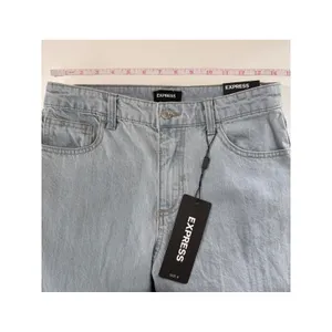 Express Flare Mid Rise Jeans Light Wash Distressed Rigid Front Stretch Back‎ 6 thumbnail 11