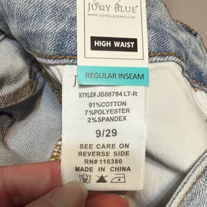 Judy Blue Light Wash Wide Leg Jeans - Pale Blue thumbnail 10