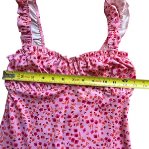 Commense Pink and White Spaghetti Strap Bodycon‎ Dress thumbnail 4