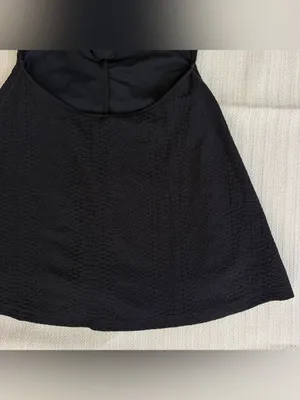 GIGI C Marcella Black Snakeskin Embossed Active Dress Built-In Shorts Size XS thumbnail 11