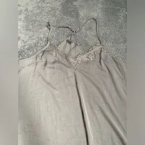 Aerie gray nightgown slip dress small thumbnail 4