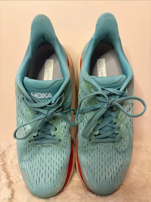 Hoka One One Clifton 8 Aquarelle/Eggshell Women’s Running Sneakers Size 7.5B thumbnail 1