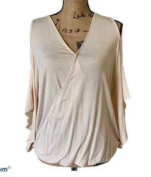 She + Sky Cold Shoulder Top Size S thumbnail 1