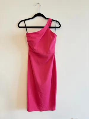 Hot Pink NBD Jaiden Midi Dress Size S thumbnail 2