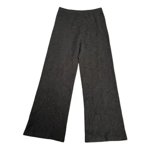 Fjäll Cashmere Knit Pants Women M Charcoal Grey Excellent Wide Leg Trousers thumbnail 3