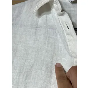 Zara Linen White Button‎ Front Blouse Size Small thumbnail 4