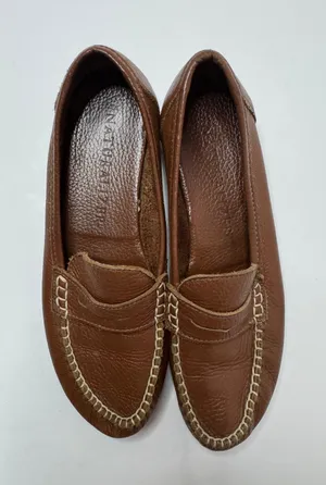 Naturalizer Brown Leather Loafers Size 7.5N thumbnail 3