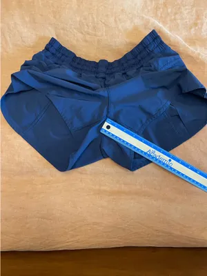 Navy Lululemon Tracker IV 3.5” Shorts thumbnail 2