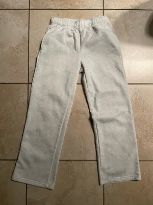 Gray wide leg sweats Size M thumbnail 1