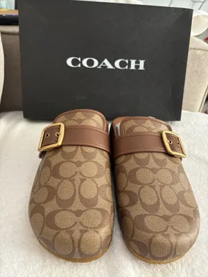Coach Signature Canvas Mules Sz10 Unisex thumbnail 7