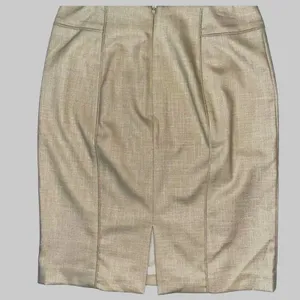 White House Black Market‎ Light Beige Pencil Skirt Size 6 Business Office Work thumbnail 2