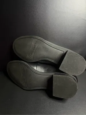 Franco Sarto Black Leather Loafers thumbnail 6