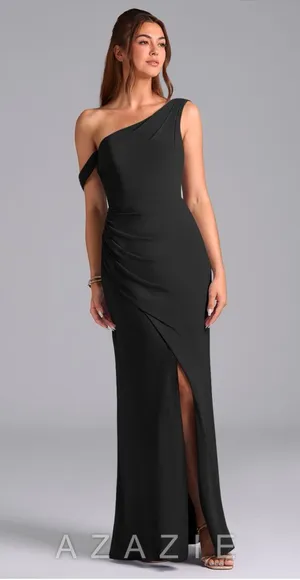 Azazie Bridesmaid Dress Chiffon thumbnail 1