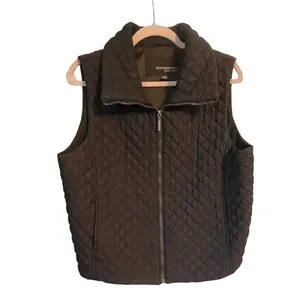 Weatherproof Vintage Quilted Vest Size XL ~ Brown Diamond Quilted Full Zip ~ Fall‎ Layering thumbnail 2