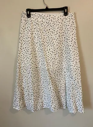 Dotted Midi Skirt thumbnail 4