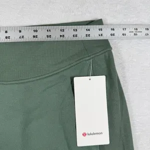 lululemon Scuba High-Rise Mini Skirt Grey Eucalyptus Green LW8ALSS Size L‎ NEW thumbnail 3