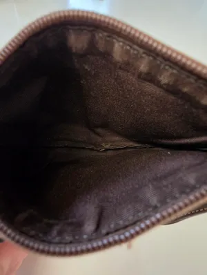 Coach Brown Signature Wristlet Fabric and Leather thumbnail 8