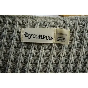 Womens Urban Outfitters byCORPUS Gray Knit Open Drape Cardigan Size M thumbnail 5