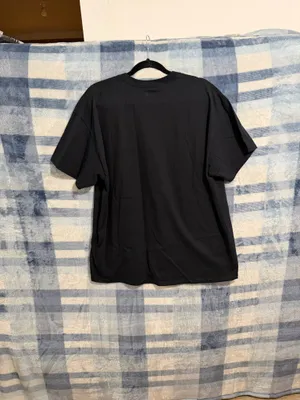 Johnny Cash Cowboy Hat and Roses Black Graphic T-Shirt thumbnail 4
