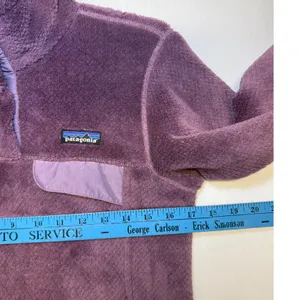 Patagonia Snap-T Fleece Pullover Womens XS‎ Purple 25442 SP15 High Pile thumbnail 6