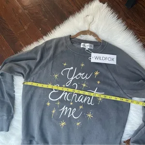 WILDFOX Enchantress Sommers Oversized Sweatshirt NWT thumbnail 5