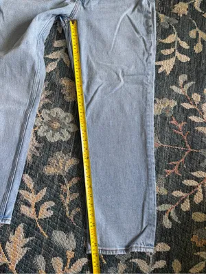 Abercrombie & Fitch Curve Love The Ankle Straight Ultra High Rise Jeans Size 28 thumbnail 8