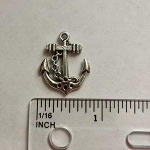 Anchor Charm Pendant #2 Silver thumbnail 5