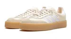 adidas Originals Sambae Sneakers Beige and White Rubber Sole Size 10 thumbnail 1