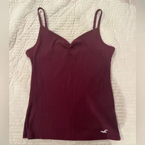 Hollister Maroon tank top thumbnail 1