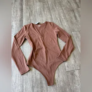 Amazon Brown Long Sleeve Bodysuit thumbnail 6