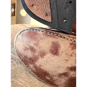 Artisan Handcrafted Leather‎ Huipil Lace Up Buckle Boots Tan Multi Color thumbnail 12