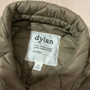 Dylan Los‎ Angeles Quilted Puffer Button Up Jacket Brown XS FLAW thumbnail 3